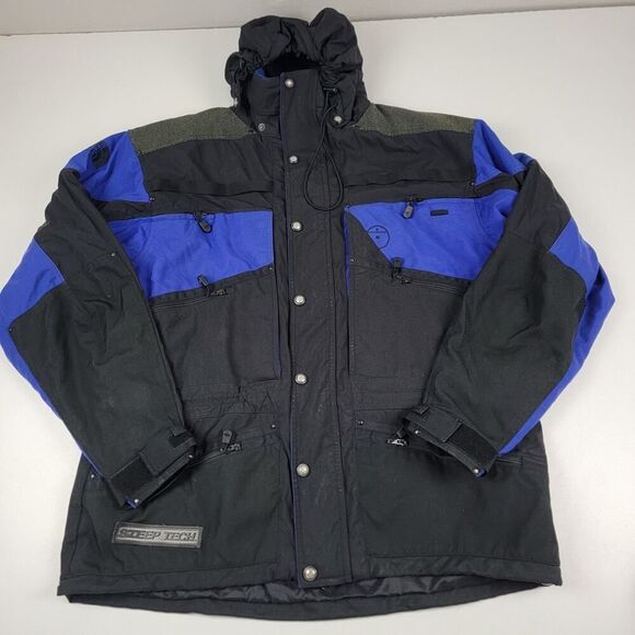 The North Face Steep Tech Scot Schmidt Blue Full Zip Snowboard Jacket Mens 2XL - Picture 2 of 14